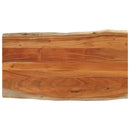 bordplade 110x60x3,8 cm rektangulær massivt akacietræ
