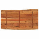 bordplade 110x60x3,8 cm rektangulær massivt akacietræ
