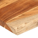 bordplade 140x60x3,8 cm rektangulær massivt akacietræ