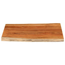 bordplade 110x80x3,8 cm rektangulær massivt akacietræ
