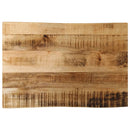 bordplade 60x40x2,5 cm naturlig kant massivt ru mangotræ