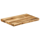 bordplade 60x40x2,5 cm naturlig kant massivt ru mangotræ