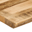 bordplade 60x40x2,5 cm naturlig kant massivt ru mangotræ