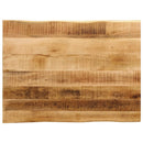 bordplade 90x60x2,5 cm naturlig kant massivt ru mangotræ