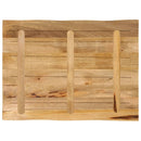 bordplade 90x60x2,5 cm naturlig kant massivt ru mangotræ