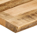 bordplade 120x60x2,5 cm naturlig kant massivt ru mangotræ