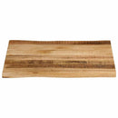bordplade 40x40x3,8 cm naturlig kant massivt ru mangotræ