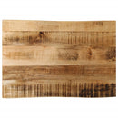 bordplade 60x40x3,8 cm naturlig kant massivt ru mangotræ