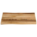 bordplade 60x60x3,8 cm naturlig kant massivt ru mangotræ