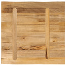 bordplade 60x60x3,8 cm naturlig kant massivt ru mangotræ