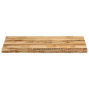 bordplade 100x60x3,8 cm naturlig kant massivt ru mangotræ