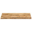 bordplade 110x60x3,8 cm naturlig kant massivt ru mangotræ