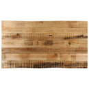 bordplade 120x60x3,8 cm naturlig kant massivt ru mangotræ