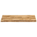 bordplade 120x60x3,8 cm naturlig kant massivt ru mangotræ