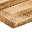 bordplade 120x60x3,8 cm naturlig kant massivt ru mangotræ