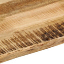bordplade 100x80x3,8 cm naturlig kant massivt ru mangotræ