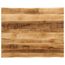 bordplade 110x80x3,8 cm naturlig kant massivt ru mangotræ