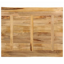 bordplade 110x80x3,8 cm naturlig kant massivt ru mangotræ