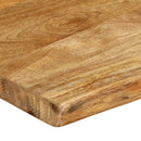 bordplade 180x40x3,8 cm naturlig kant massivt mangotræ