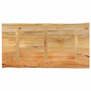 bordplade 110x60x3,8 cm naturlig kant massivt mangotræ