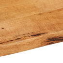 bordplade 110x60x3,8 cm naturlig kant massivt mangotræ