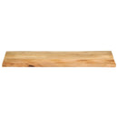 bordplade 140x60x3,8 cm naturlig kant massivt mangotræ