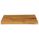 bordplade 50x40x2,5 cm naturlig kant massivt mangotræ