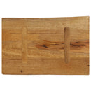 bordplade 50x40x2,5 cm naturlig kant massivt mangotræ