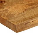bordplade 60x60x2,5 cm naturlig kant massivt mangotræ