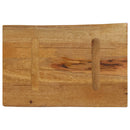 bordplade 60x40x3,8 cm naturlig kant massivt mangotræ