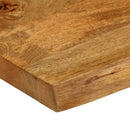 bordplade 60x40x3,8 cm naturlig kant massivt mangotræ