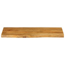 bordplade 80x40x3,8 cm naturlig kant massivt mangotræ