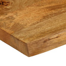 bordplade 100x40x3,8 cm naturlig kant massivt mangotræ
