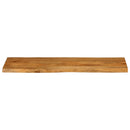 bordplade 120x40x3,8 cm naturlig kant massivt mangotræ