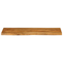 bordplade 140x40x3,8 cm naturlig kant massivt mangotræ