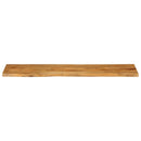 bordplade 160x40x3,8 cm naturlig kant massivt mangotræ