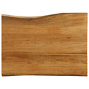 bordplade 80x60x3,8 cm naturlig kant massivt mangotræ
