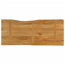 bordplade 140x60x3,8 cm naturlig kant massivt mangotræ