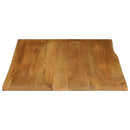 bordplade 90x80x3,8 cm naturlig kant massivt mangotræ