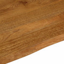 bordplade 100x80x3,8 cm naturlig kant massivt mangotræ