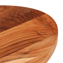 bordplade 100x40x2,5 cm oval massivt akacietræ