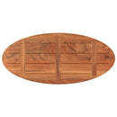 bordplade 140x60x2,5 cm oval massivt akacietræ