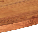 bordplade 120x50x3,8 cm oval massivt akacietræ