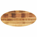 bordplade 110x40x3,8 cm oval massivt mangotræ
