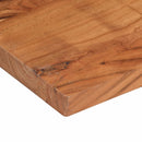 bordplade 140x50x2,5 cm rektangulær massivt akacietræ