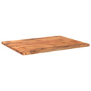 bordplade 90x60x2,5 cm rektangulær massivt akacietræ