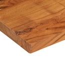 bordplade 60x50x3,8 cm rektangulær massivt akacietræ