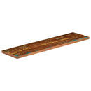 bordplade 120x40x2,5 cm rektangulær massivt genbrugstræ
