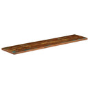 bordplade 140x40x2,5 cm rektangulær massivt genbrugstræ
