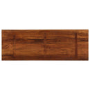 bordplade 140x60x1,5 cm rektangulær massivt genbrugstræ